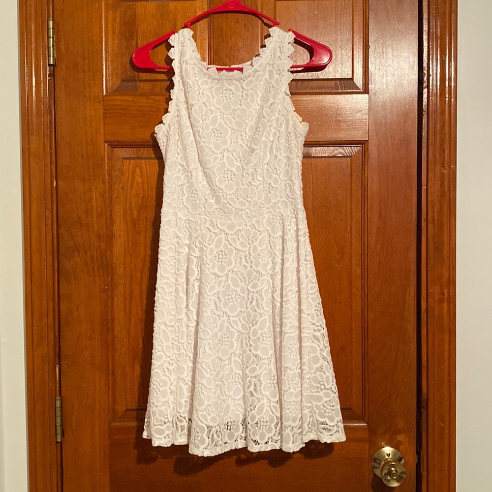 City Studio White Social Dress